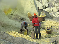 Gunung Kawah Ijen, Jawa, Indonezja