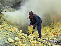 Gunung Kawah Ijen, Jawa, Indonezja